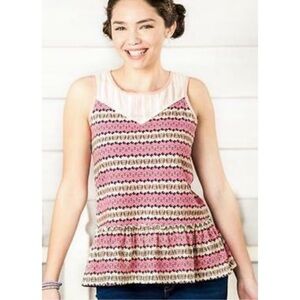 Matilda Jane Pogo Peplum sleeveless tank top - 14